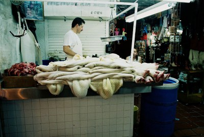 Tripe & pigs' feet, Mercado Libertad carniceria, Guadalajara
