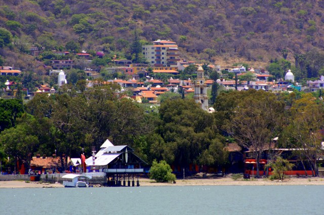 Ajijic from Lake Chapala
