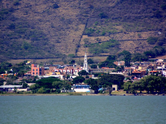 San Luis Soyatlan from Lake Chapala
