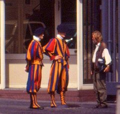 Swiss guards, The Vatican