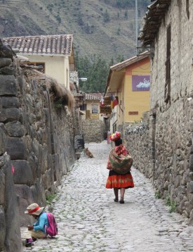 Street in Ollentaytambo, Peru