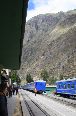 PeruRail station at Ollantaytambo