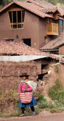 Villager seen from the Andean Explorer