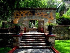 Gardens, Museo Ex-Hacienda San Gabriel Barrera, Guanajuato, Mexico