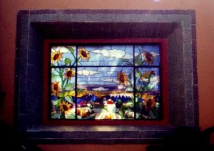 Main house window, Museo Ex-Hacienda San Gabriel Barrera, Guanajuato, Mexico