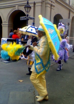 "Second Line" dressed for a parade.
