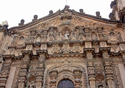 Facade detail, Templo del Carmen, San Luis Potosí, Mexico