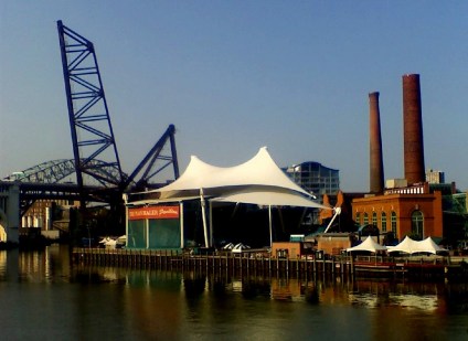 Refineries and steel mills have been replaced by cultural and entertainment venues.