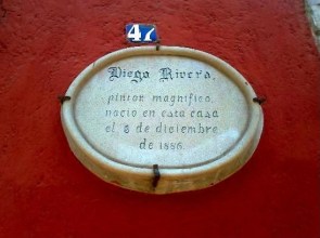 Address plaque, Casa Diego Rivera, Guanajuato