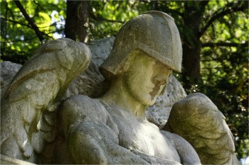 Gravesite statuary, Lakeview Cemetery, Cleveland