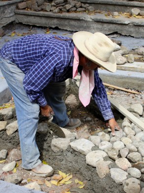 Street renovation, Ajijic, Jalisco