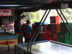 Video game parlor is the first amusement up and running