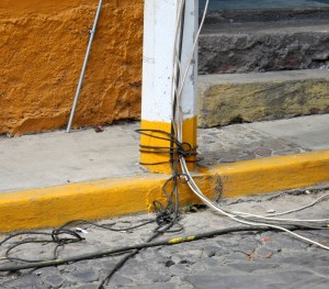 Power grid, Fiesta de San Andres, Ajijic, Jalisco