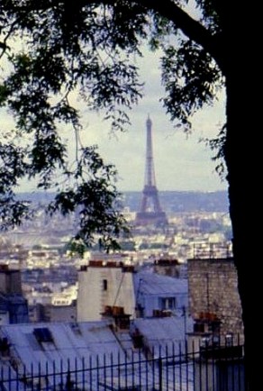 Eiffel Tower from Montmartre