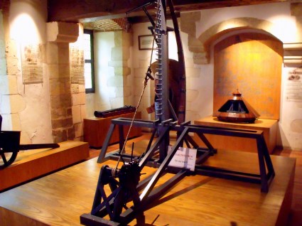 Leonardo's mechanical models at Château du Clos Lucé