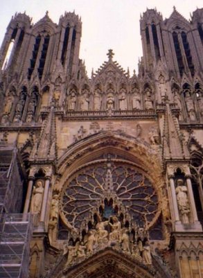 Front facade, Cathedral of Notre-Dame de Reims