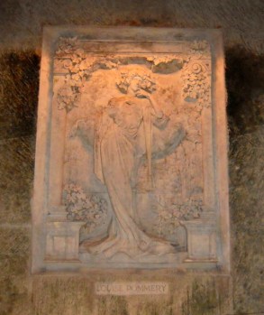 Bas-relief of Louise Pommery, Chateau Pommery cellar, Reims