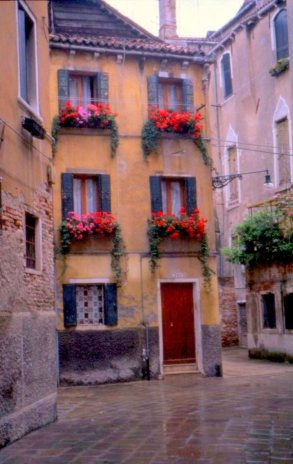 Pedestrian crossroads,Venice,Italy