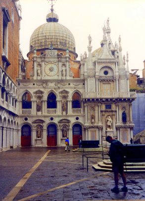 Basilco San Marco from the Doge's Palace, Venice, Italy