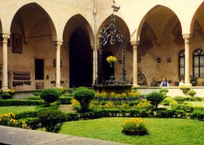 Courtyard, Basilica of Saint Anthony, Padua, Italy