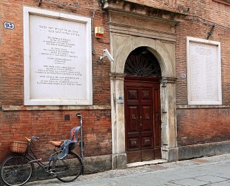Jewish synagogue and museum, Ferra, Italy.