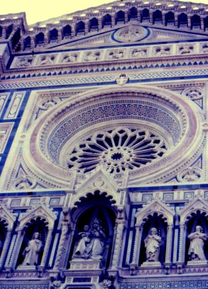 Duomo facade, Florence, Italy.