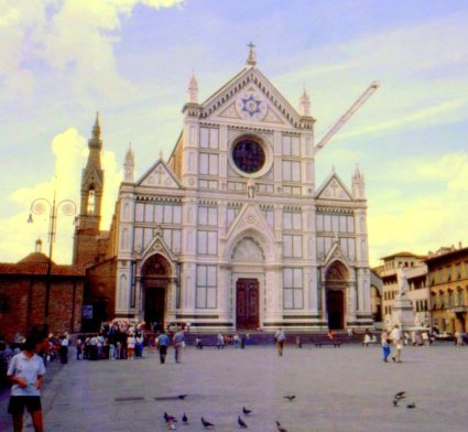 Santa Croce Basilica, Florence, Italy.