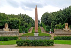 Ramses Ii obelisk, Boboli Gardens. Florence, Italy.