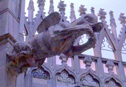 Gargoyle, Duomo, Milano. Italy.
