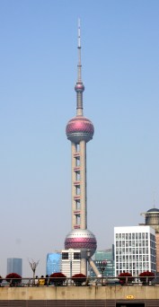 Shanghai's Oriental Pearl Radio & TV tower.